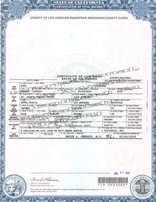 suri cruise birth certificate